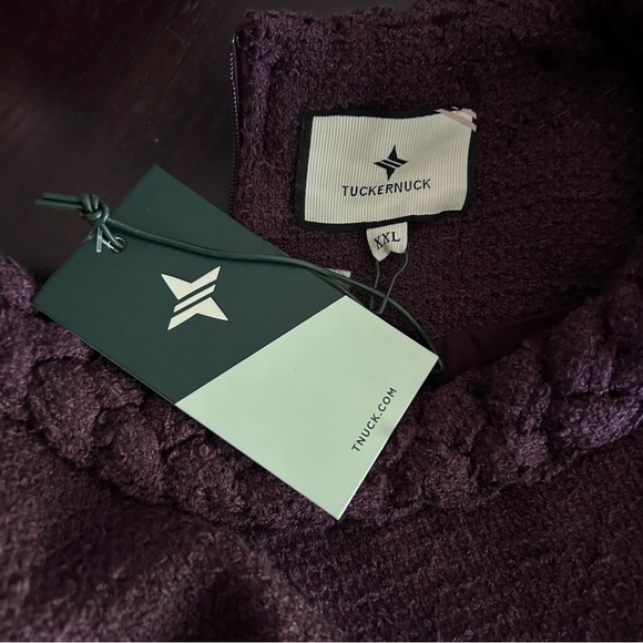 NWT Tuckernuck Tweed Jackie Dress in Wine Tasting Maroon Sz XXL - Picture 8 of 8